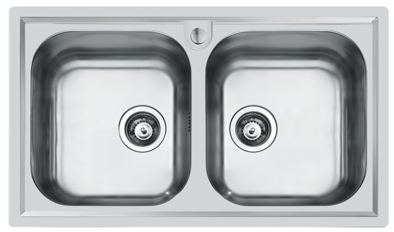 Foster Marine Aço inoxidável 316 Pias duplas 86x50 cm Montagem 1208953745