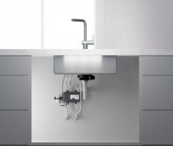 Franke torneira de cozinha com sensor preto escovado Atlas Neo com bica extensível 115.0625.527