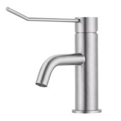 Waterevolution Flow misturador de lavatório incl. válvula click inox T111IE