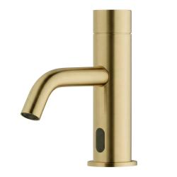 Waterevolution Flow electronic infrared bathroom faucet, battery-operated, brushed brass T110ELE