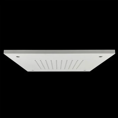 SB Rubinetterie chuveiro de teto embutido quadrado de corian solid surface branco fosco 30cm 1208954082