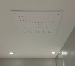 SB Rubinetterie fosco branco corian solid surface embutida chuveiro quadrado de teto 40cm 1208954083