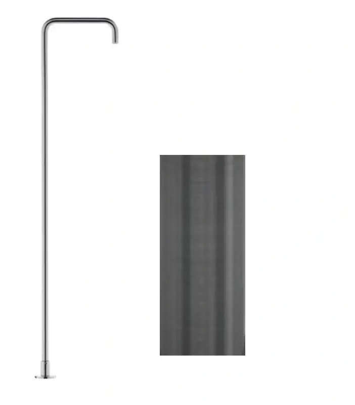 Waterevolution Flow Freestanding Washbasin Faucet Spout PVD Gun Metal T1.676.GM.E