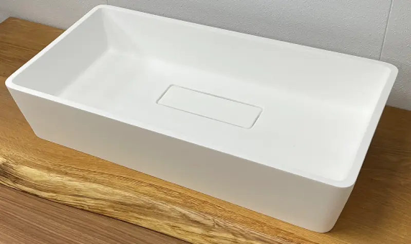 Solid-S City Laveira de encastrar, branca mate, 62 x 32 cm, com escoamento oculto 1208954250