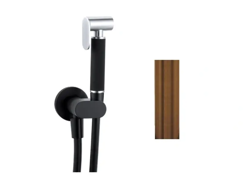 Conjunto de chuveiro de mão Waterrevolution Flow Bidet PVD escovado Cobre T1626CPE