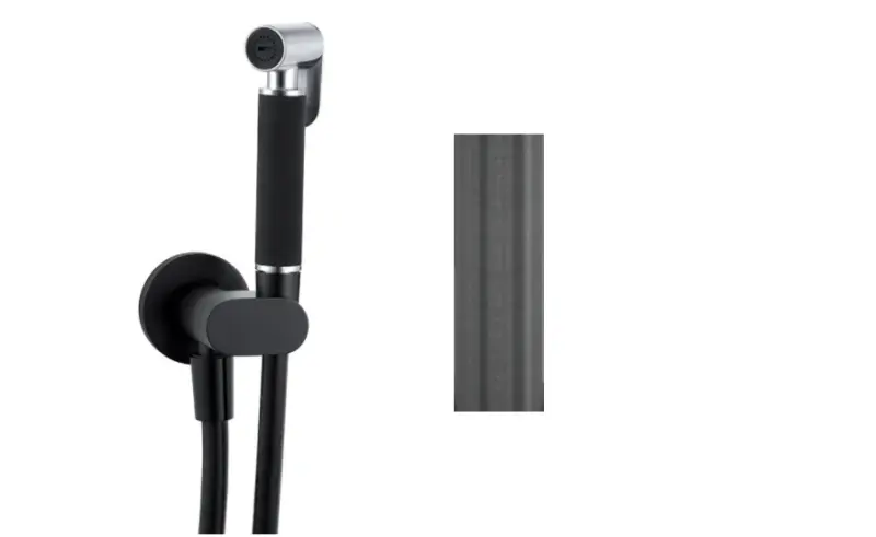 Waterevolution Flow Bidet conjunto de chuveiro de mão PVD Gun Metal T1626GME