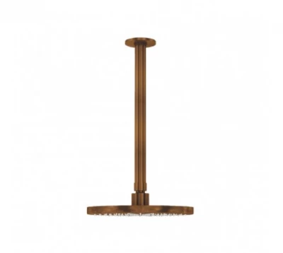 Chuveiro de cabeça Waterrevolution Flow 250 mm com conexão para teto em cobre escovado T164225CPE