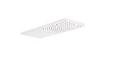 Chuveiro de Cabeça Tres Parede 21x55 cm Cantos Redondos Branco Fosco 29990307BM