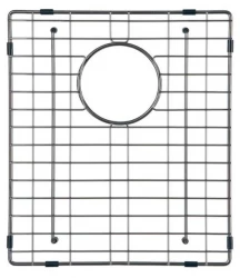 Lorreine pia de fundo PVD gunmetal rack de pia antracite 32x37cm 1208955095