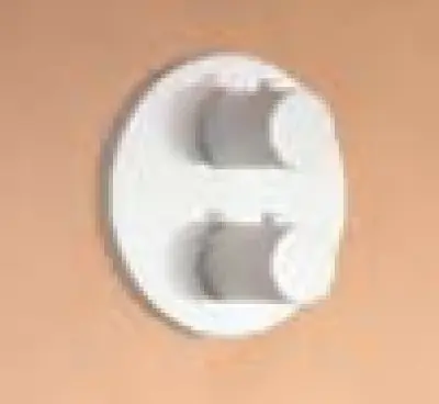 SB Universale Round Termostato Embutido com 2 Saídas Branco Fosco 1208955165