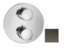 SB Universale Round Misturador Termostático Embutido com 2 Saídas PVD Gun Metal 1208955168