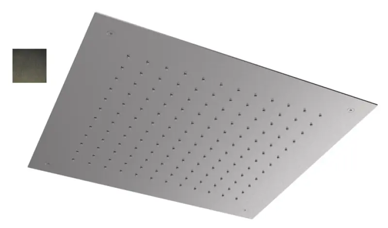 SB Square 316 Built-in Rain Shower 50x50cm PVD Gun Metal 1208955323