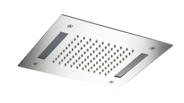 SB Easy Chuveiro embutido 30x30cm totalmente em aço inoxidável com iluminação 1208955436
