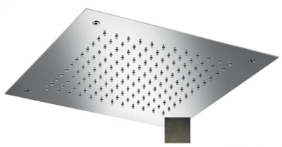 SB Square Cromoterapia Ducha de Teto Embutida PVD Gun Metal 1208955466