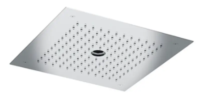 SB built-in rain shower ceiling with icicle street 38x38cm fully stainless steel 1208955633