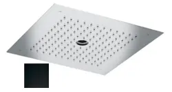 SB embutida Chuveiro de Teto com icicle rua 38x38cm Preto Fosco 1208955634