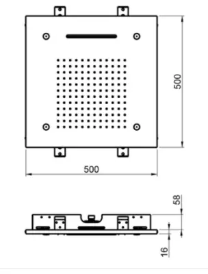 SB Temotion Chuveiro embutido de 3 jatos PVD Cobre 1208955695