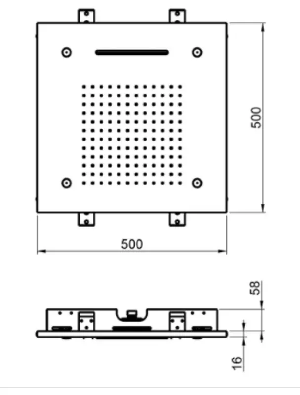 SB Temotion Built-in Rain Shower 3-jet PVD Gold 1208955697