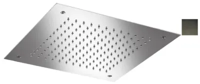 SB Temptation Chuveiro embutido quadrado 38x38cm PVD Gun Metal 1208955764