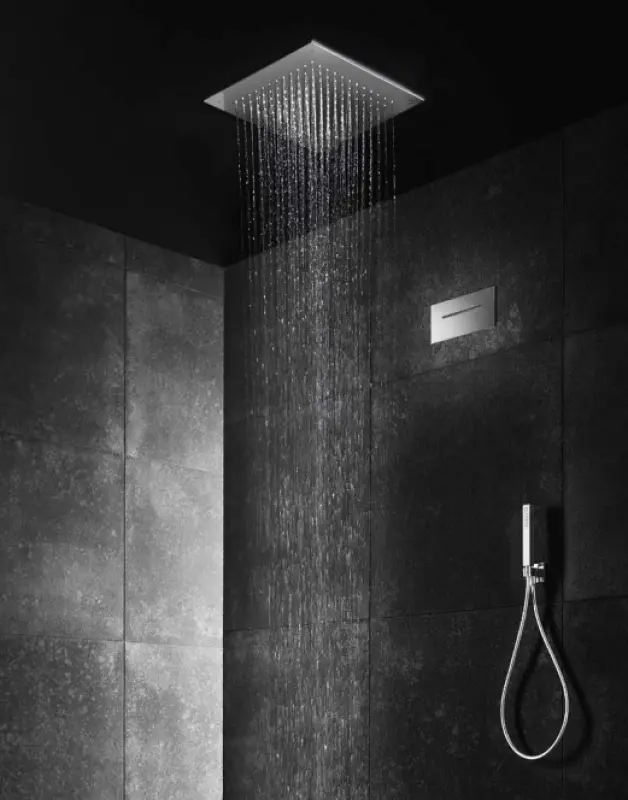 SB Temptation Built-in Square Rain Shower 50x50cm Matte White 1208955777