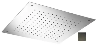 SB Temptation Chuveiro embutido quadrado 50x50cm PVD Gun Metal 1208955779