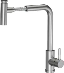 Quadri Cardiff misturador de cozinha com ducha extensível com 2 tipos de jato em aço inoxidável 1208955914