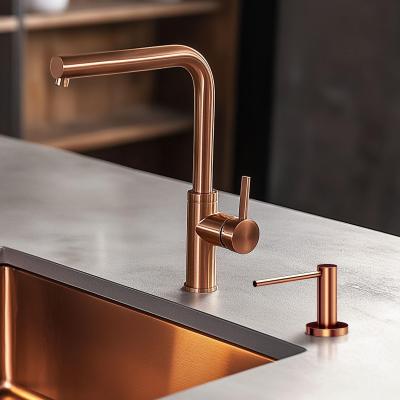 Quadri Swindon Luxo Dispensador de Sabão Embutido PVD cobre, recarregável por cima, 1208956047