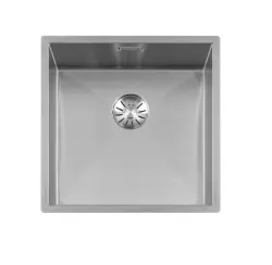 Lorreine 42WT bancada de trabalho pia de aço inoxidável 42x42cm para embutir em cerâmica ou pedra natural 1208956234