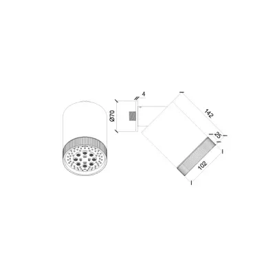 SB Round 316 Beam Multi-jet chuveiro 10cm aço inoxidável 1208956675