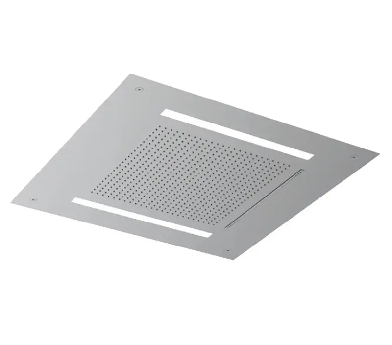 SB Square 316 Built-in Rain Shower Velvet Temptation with LED Chromotherapy and Waterfall Brushed PVD Gun Metal 1208956746