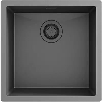 Ausmann Turt gun metal pia PVD NANO 40x40 instalação submontada, de montagem nivelada e de montagem superior 1208956946