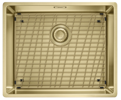 Franke Mythos Masterpiece BXM 210.50 PVD Ouro Pia 500x410mm Montagem à face e Sob bancada 127.0674.362
