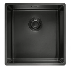 Franke Mythos Masterpiece BXM 210.40 PVD Gun Metal Pia 400x410mm Instalação ao Nível da Bancada e de Embutir 127.0674.537