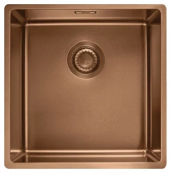 Franke Mythos Masterpiece BXM 210.40 PVD Cobre Pia 400x410mm Montagem Nivelada e Embutida 127.0674.583