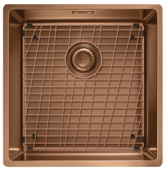 Franke Mythos Masterpiece BXM 210.40 PVD Cobre Pia 400x410mm Montagem Nivelada e Embutida 127.0674.583
