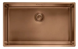 Franke Mythos Masterpiece BXM 210.68 Grande PVD Cobre 685x410mm Instalação Nivelada e Sob Bancada Pia 127.0674.535
