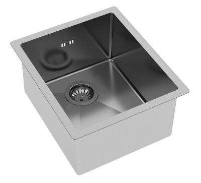 Ausmann Oder pia de aço inoxidável 34x40cm montagem plana, embutida e de superfície extra profunda 22cm 1208957111