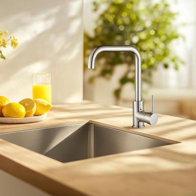 Ausmann Oder pia de aço inoxidável 40x40cm montagem nivelada, embutida e sobreposta, extra profunda 22cm 1208957112