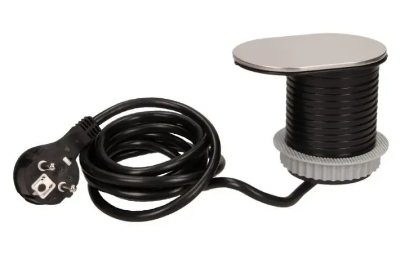 Indux Slide incorporado tomada de cozinha na bancada com USB C e tomada cor inox 1208957391