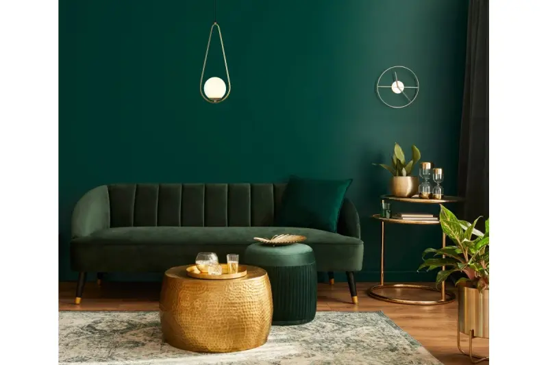 Decor Ciklop Brass Gold Floor Lamp with teardrop look 9737