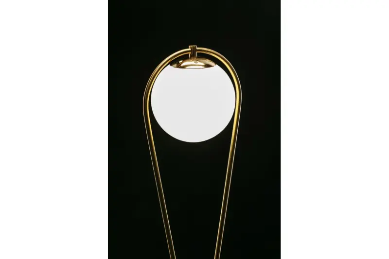Decor Ciklop Brass Gold Floor Lamp with teardrop look 9737
