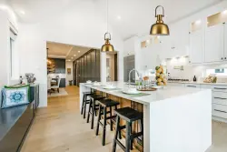 Decor Zenit pendant lamp with golden metal dome and metallic finish 4925