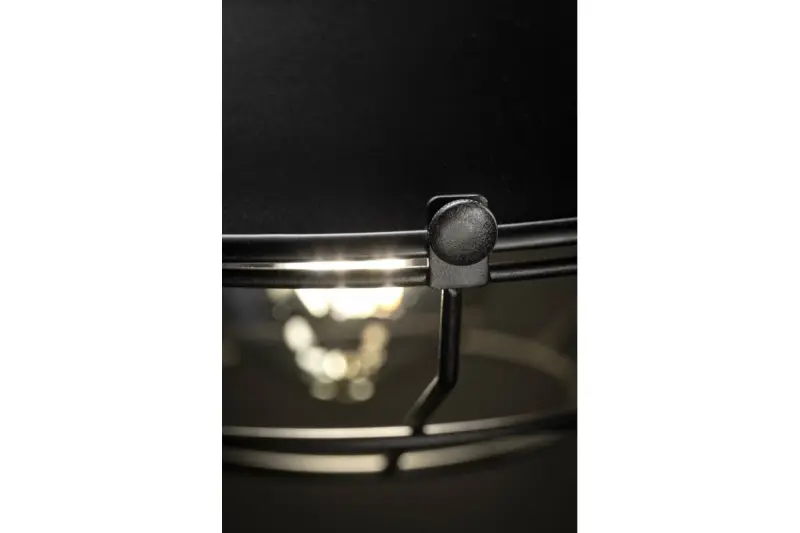 Decor Lars black pendant lamp with industrial black grid diameter 26 cm 2233