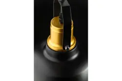 Lustre Monroe moderno preto e dourado 6958 Decor