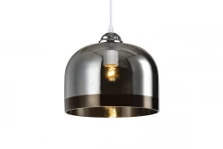 Decore Lati cilindro preto pendente de vidro diâmetro 23,5 cm 7122