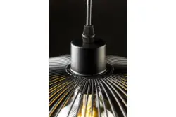 Decoração Retro vintage pendente de arame preto 40 cm de diâmetro 4137