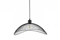 Decoração Retro vintage pendente de arame preto 40 cm de diâmetro 4137
