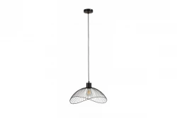 Decoração Retro vintage pendente de fio preto 50 cm de diâmetro 4151