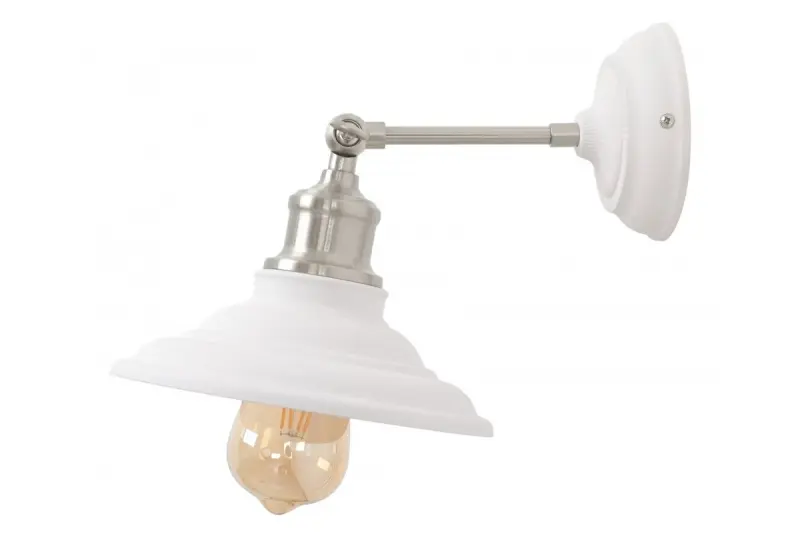 Decor Loret adjustable wall lamp white, 20 cm diameter 7871