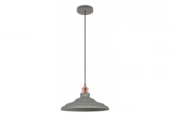 Decoração Loret lâmpada pendente cinza atemporal diâmetro 34,8 cm 9790